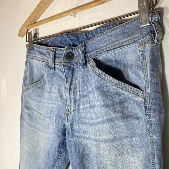 Diesel Womens Jeans Light Wash Denim Bootcut Blue Sz 26 - Picture 4 of 14